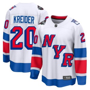 Men's New York Rangers Chris Kreider Fanatics Branded Breakaway 2024 Stadium Series Jersey - White
