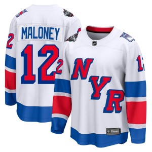 Men's New York Rangers Don Maloney Fanatics Branded Breakaway 2024 Stadium Series Jersey - White