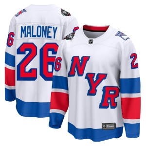Men's New York Rangers Dave Maloney Fanatics Branded Breakaway 2024 Stadium Series Jersey - White