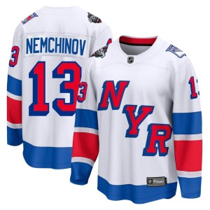 Men's New York Rangers Sergei Nemchinov Fanatics Branded Breakaway 2024 Stadium Series Jersey - White