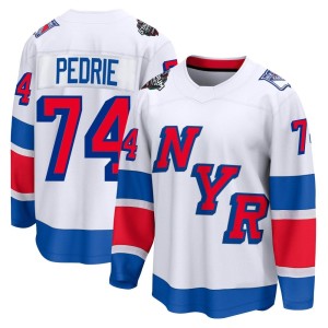 Men's New York Rangers Vince Pedrie Fanatics Branded Breakaway 2024 Stadium Series Jersey - White
