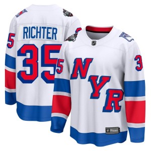 Men's New York Rangers Mike Richter Fanatics Branded Breakaway 2024 Stadium Series Jersey - White
