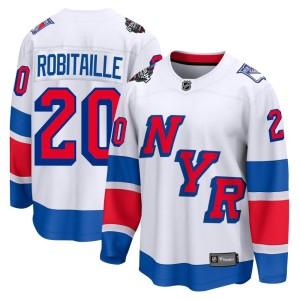 Men's New York Rangers Luc Robitaille Fanatics Branded Breakaway 2024 Stadium Series Jersey - White