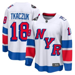 Men's New York Rangers Walt Tkaczuk Fanatics Branded Breakaway 2024 Stadium Series Jersey - White