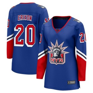 Women's New York Rangers Jan Erixon Fanatics Branded Breakaway Special Edition 2.0 Jersey - Royal