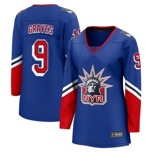 Women's New York Rangers Adam Graves Fanatics Branded Breakaway Special Edition 2.0 Jersey - Royal