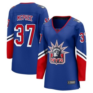 Women's New York Rangers George Mcphee Fanatics Branded Breakaway Special Edition 2.0 Jersey - Royal