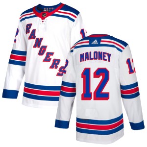 Men's New York Rangers Don Maloney Adidas Authentic Jersey - White