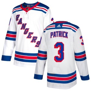 Men's New York Rangers James Patrick Adidas Authentic Jersey - White
