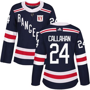 Women's New York Rangers Ryan Callahan Adidas Authentic 2018 Winter Classic Home Jersey - Navy Blue
