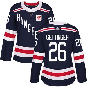 Women's New York Rangers Tim Gettinger Adidas Authentic 2018 Winter Classic Home Jersey - Navy Blue
