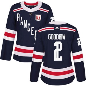 Women's New York Rangers Barclay Goodrow Adidas Authentic 2018 Winter Classic Home Jersey - Navy Blue
