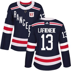 Women's New York Rangers Alexis Lafreniere Adidas Authentic 2018 Winter Classic Home Jersey - Navy Blue