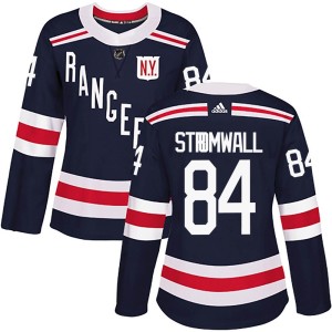 Women's New York Rangers Malte Stromwall Adidas Authentic 2018 Winter Classic Home Jersey - Navy Blue