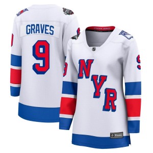 Women's New York Rangers Adam Graves Fanatics Branded Breakaway 2024 Stadium Series Jersey - White