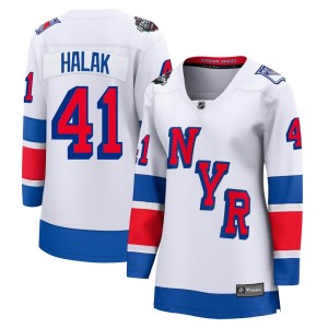 Women's New York Rangers Jaroslav Halak Fanatics Branded Breakaway 2024 Stadium Series Jersey - White