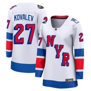 Women's New York Rangers Alex Kovalev Fanatics Branded Breakaway 2024 Stadium Series Jersey - White