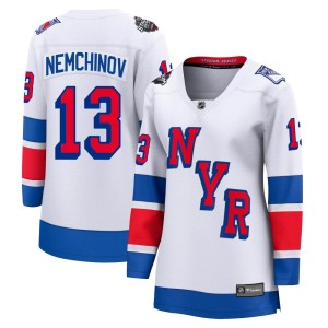 Women's New York Rangers Sergei Nemchinov Fanatics Branded Breakaway 2024 Stadium Series Jersey - White
