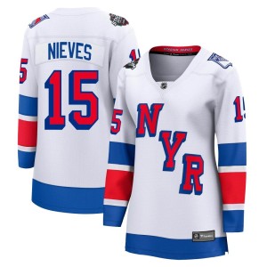 Women's New York Rangers Boo Nieves Fanatics Branded Breakaway 2024 Stadium Series Jersey - White