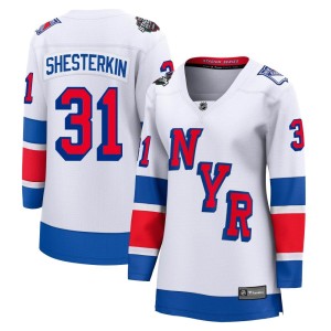 Women's New York Rangers Igor Shesterkin Fanatics Branded Breakaway 2024 Stadium Series Jersey - White