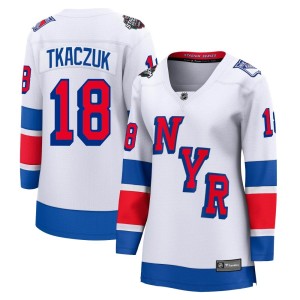Women's New York Rangers Walt Tkaczuk Fanatics Branded Breakaway 2024 Stadium Series Jersey - White