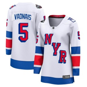 Women's New York Rangers Carol Vadnais Fanatics Branded Breakaway 2024 Stadium Series Jersey - White