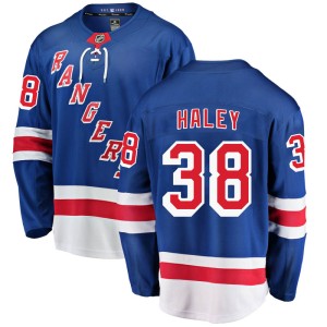 Youth New York Rangers Micheal Haley Fanatics Branded Breakaway Home Jersey - Blue