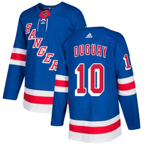 Men's New York Rangers Ron Duguay Adidas Authentic Jersey - Royal
