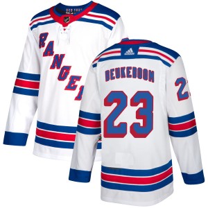 Men's New York Rangers Jeff Beukeboom Adidas Authentic Jersey - White