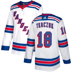 Men's New York Rangers Walt Tkaczuk Adidas Authentic Jersey - White
