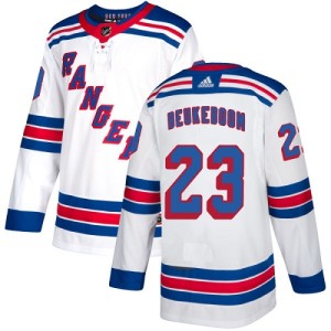 Women's New York Rangers Jeff Beukeboom Adidas Authentic Away Jersey - White