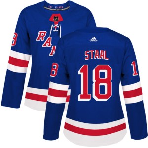 Women's New York Rangers Marc Staal Adidas Authentic Home Jersey - Royal Blue