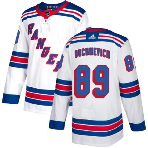 Youth New York Rangers Pavel Buchnevich Adidas Authentic Away Jersey - White