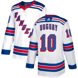 Women's New York Rangers Ron Duguay Adidas Authentic Away Jersey - White