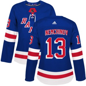 Women's New York Rangers Sergei Nemchinov Adidas Authentic Home Jersey - Royal Blue