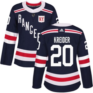 Women's New York Rangers Chris Kreider Adidas Authentic 2018 Winter Classic Jersey - Navy Blue