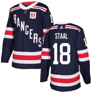 Men's New York Rangers Marc Staal Adidas Authentic 2018 Winter Classic Jersey - Navy Blue