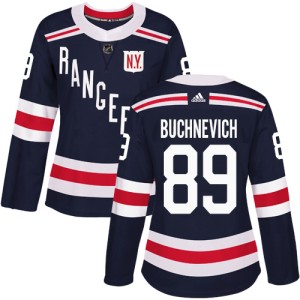 Women's New York Rangers Pavel Buchnevich Adidas Authentic 2018 Winter Classic Jersey - Navy Blue
