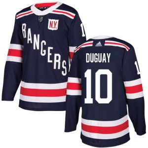 Youth New York Rangers Ron Duguay Adidas Authentic 2018 Winter Classic Jersey - Navy Blue
