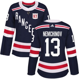 Women's New York Rangers Sergei Nemchinov Adidas Authentic 2018 Winter Classic Jersey - Navy Blue