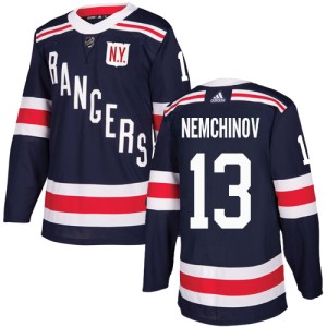 Men's New York Rangers Sergei Nemchinov Adidas Authentic 2018 Winter Classic Jersey - Navy Blue